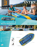 Intex Challenger 3 Boat Set