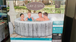 Lay-Z-Spa Fiji Hot Tub, 120 AirJet Massage System Inflatable Spa with Freeze Shield Technology, 3-4 Person